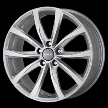 MAK Wolf Silver 7x19 5x114.3 66.1 ET40