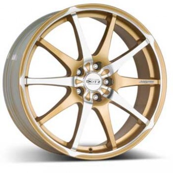 Dotz Shuriken Gold Edit 8x19 5x114.3 71.6 ET50