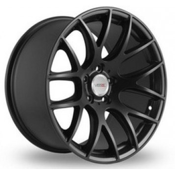 Vissol V-001 Satin Black 9.5x18 5x112 66.6 ET40