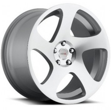 Vissol V-006 Silver Polished 8.5x18 5x112 66.6 ET45